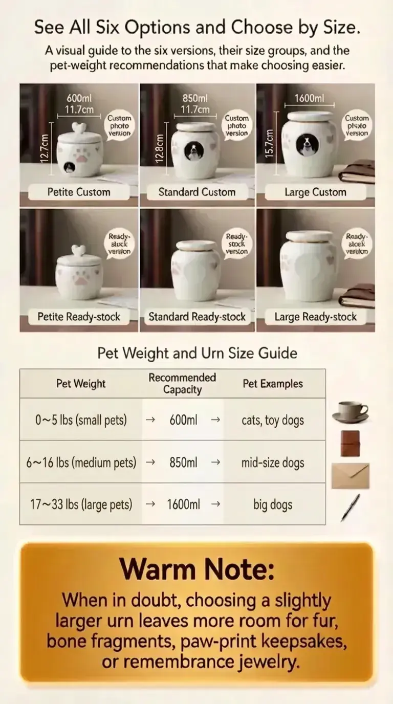 Customizable Ceramic Photo Pet Urn - Image 4