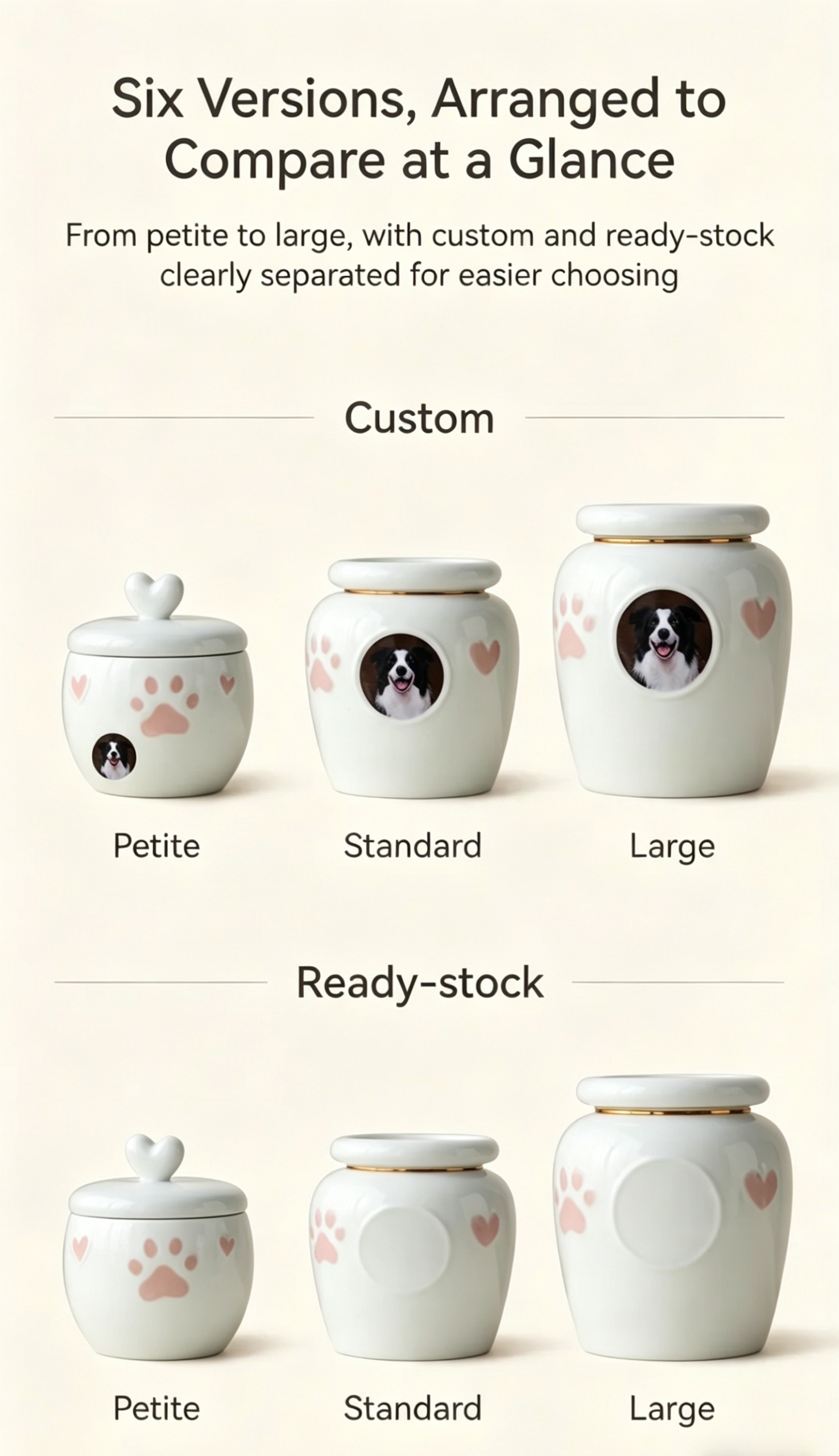 Customizable Ceramic Photo Pet Urn - Image 5