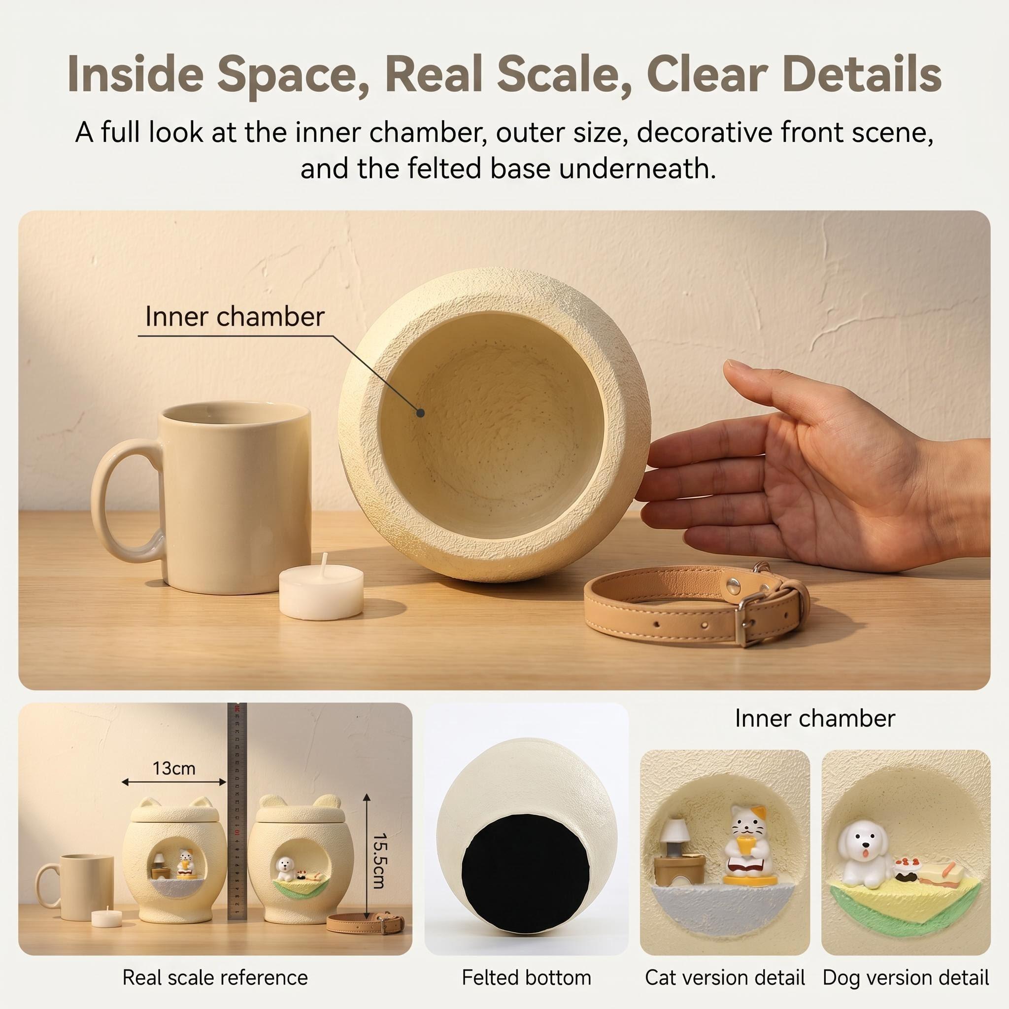 Resin Pet Ashes Keepsake Urn - Image 4