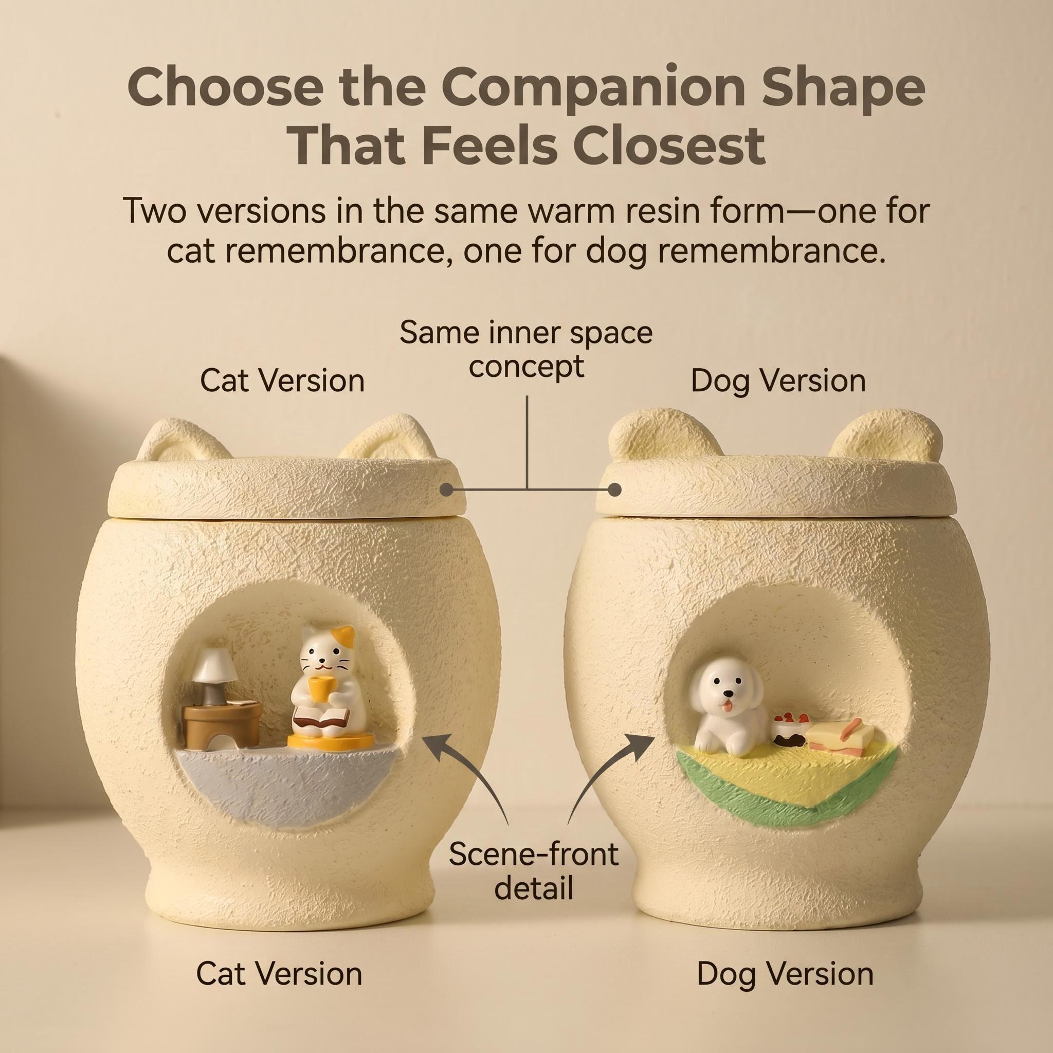 Resin Pet Ashes Keepsake Urn - Image 6