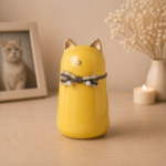Petite White Ceramic Pet Ashes Jar