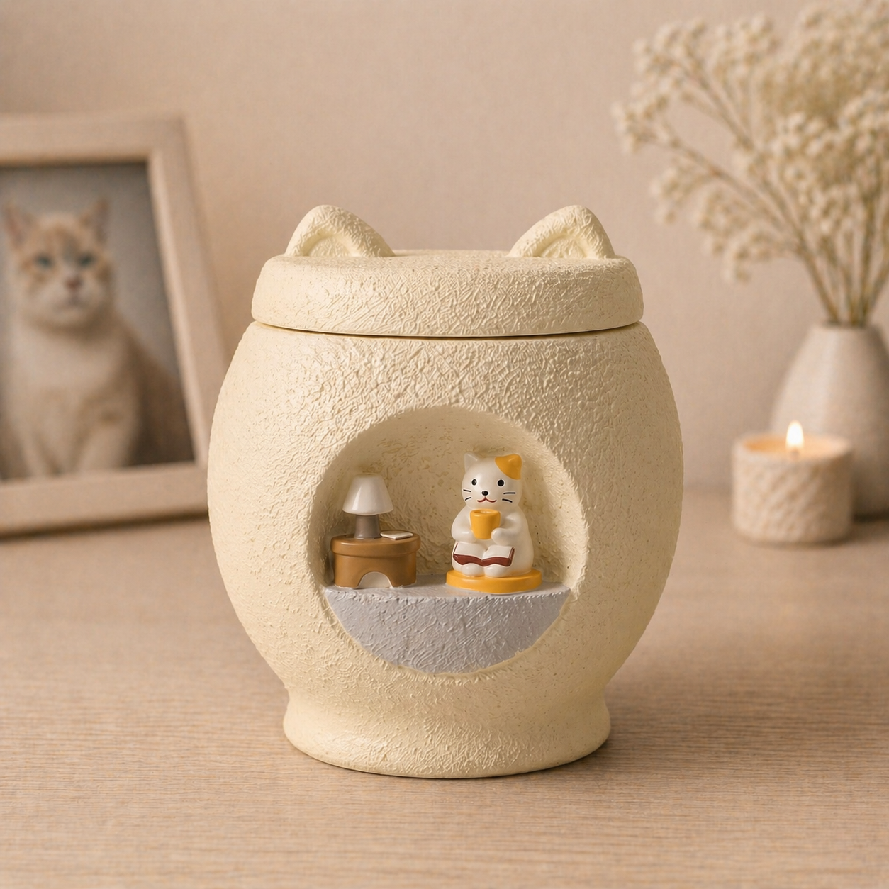 Resin Pet Ashes Keepsake Urn