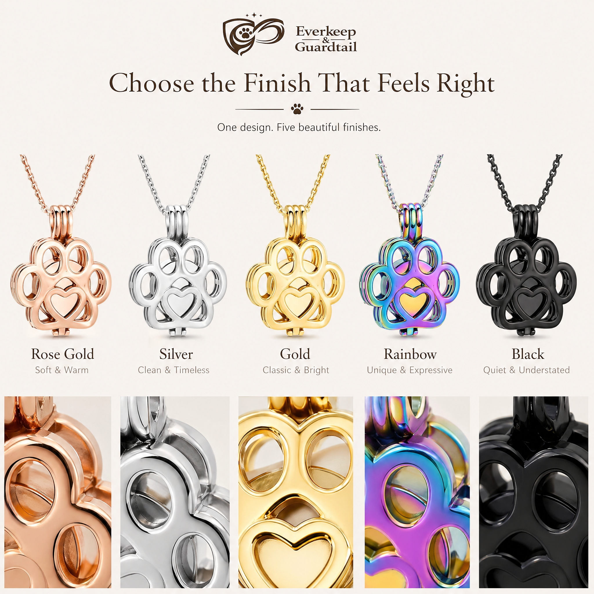 Openwork Keepsake Capsule Necklace - Image 6