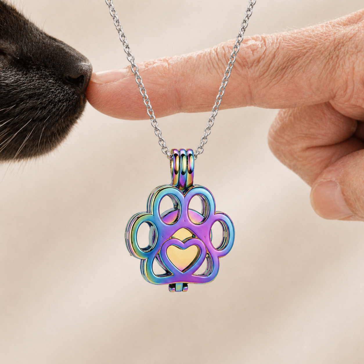 Openwork Keepsake Capsule Necklace